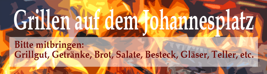 Grillen auf dem Johannesplatz