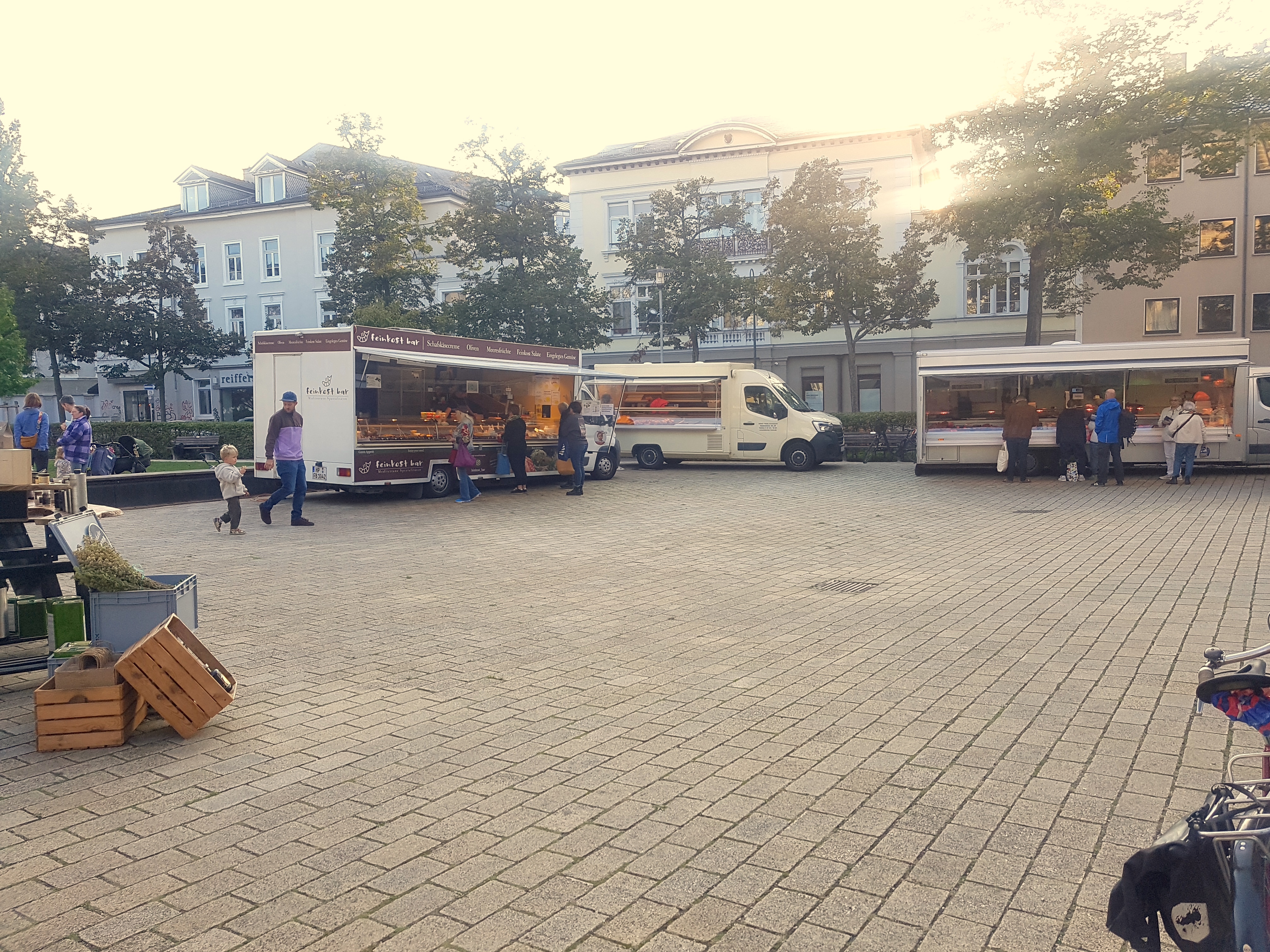 Wochenmarkt auf Johannesplatz
